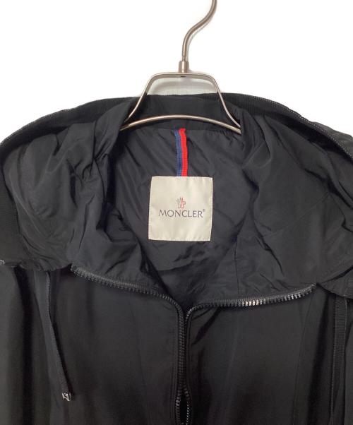 MONCLER（モンクレール）MONCLER (モンクレール) ロングスプリングコート　TOPAZ ブラック サイズ:3の古着・服飾アイテム
