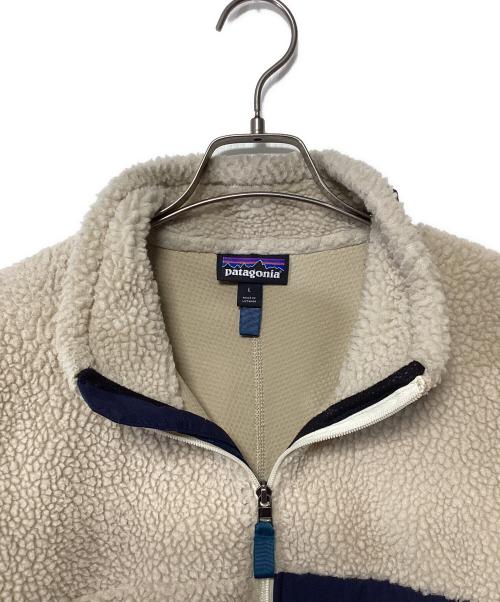 Patagonia（パタゴニア）Patagonia (パタゴニア) Classic Retro-X ベージュ×ネイビー サイズ:Lの古着・服飾アイテム