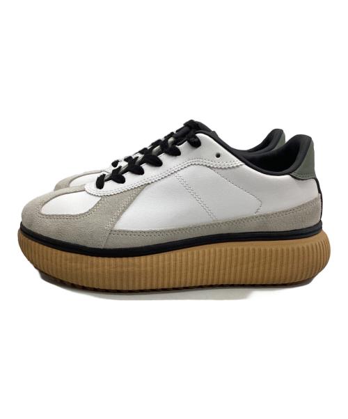 Onitsuka Tiger（オニツカタイガー）Onitsuka Tiger (オニツカタイガー) スニーカー ホワイト×グレー サイズ:23.5の古着・服飾アイテム