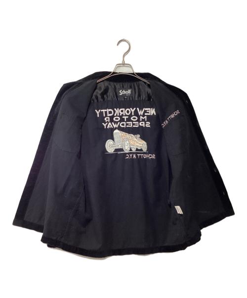 Schott（ショット）Schott (ショット) ベロアジャケット ブラック サイズ:XLの古着・服飾アイテム