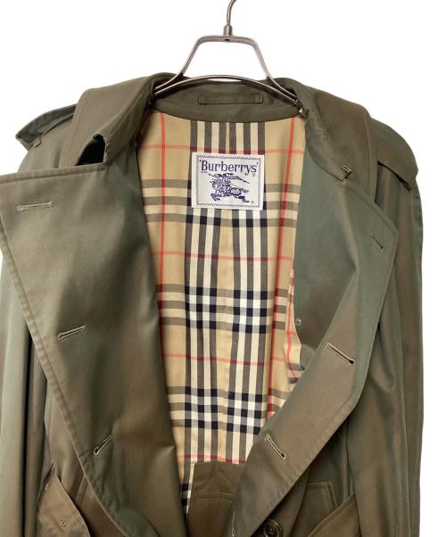 Burberry's（バーバリー）Burberry's (バーバリーズ) トレンチコート グリーン サイズ:11AB3の古着・服飾アイテム