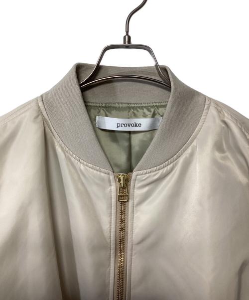 provoke（プロヴォーク）provoke (プロヴォーク) ジャケット ベージュ サイズ:Fの古着・服飾アイテム