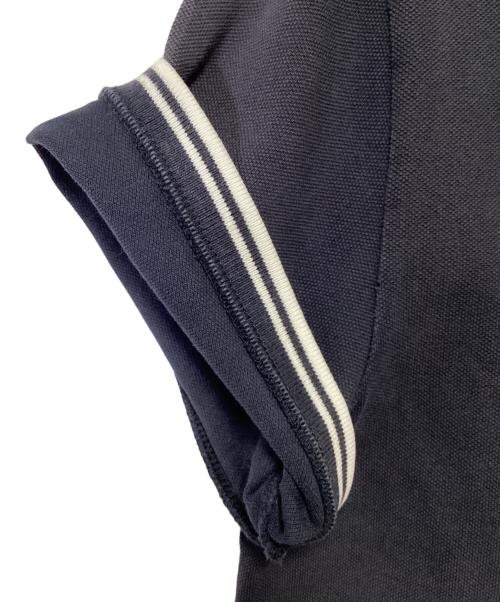 MONCLER（モンクレール）MONCLER (モンクレール) ポロシャツ ネイビー サイズ:Lの古着・服飾アイテム