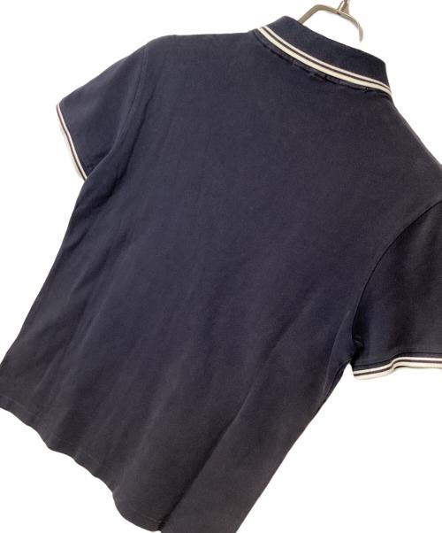 MONCLER（モンクレール）MONCLER (モンクレール) ポロシャツ ネイビー サイズ:Lの古着・服飾アイテム