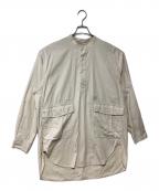 Snow peakスノーピーク）の古着「長袖シャツ」｜アイボリー