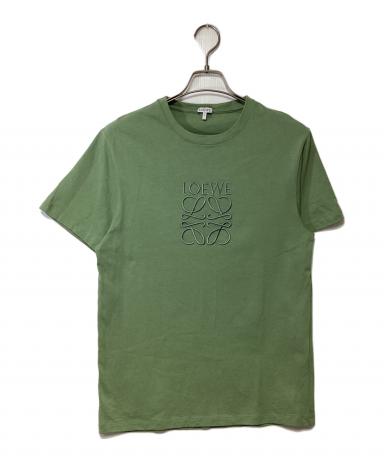 即購入大歓迎☆LOEWE アナグラム刺繍ロンＴ 中古・古着通販】LOEWE (ロエベ) アナグラム刺繍Tシャツ グリーン