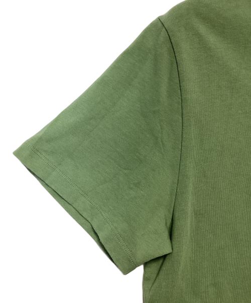 LOEWE（ロエベ）LOEWE (ロエベ) アナグラム刺繍Tシャツ グリーン サイズ:Sの古着・服飾アイテム