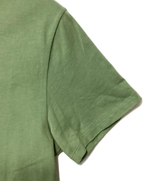 LOEWE（ロエベ）LOEWE (ロエベ) アナグラム刺繍Tシャツ グリーン サイズ:Sの古着・服飾アイテム