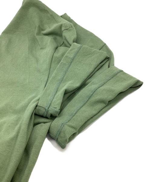 LOEWE（ロエベ）LOEWE (ロエベ) アナグラム刺繍Tシャツ グリーン サイズ:Sの古着・服飾アイテム