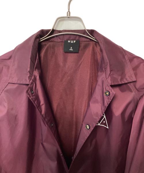 HUF（ハフ）HUF (ハフ) コーチジャケット パープル サイズ:Sの古着・服飾アイテム