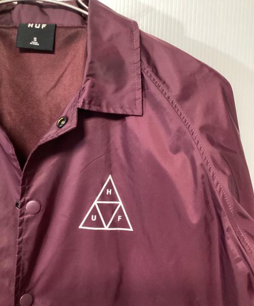 HUF（ハフ）HUF (ハフ) コーチジャケット パープル サイズ:Sの古着・服飾アイテム