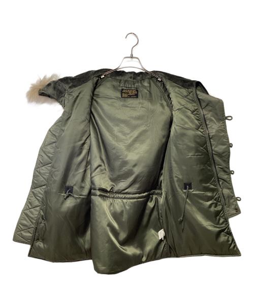 HOUSTON（ヒューストン）HOUSTON (ヒューストン) N-3Bタイプコート セージグリーン サイズ:MEDIUMの古着・服飾アイテム