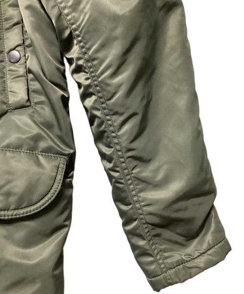 HOUSTON（ヒューストン）HOUSTON (ヒューストン) N-3Bタイプコート セージグリーン サイズ:MEDIUMの古着・服飾アイテム