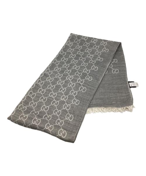 GUCCI（グッチ）GUCCI (グッチ) ストール グレーの古着・服飾アイテム