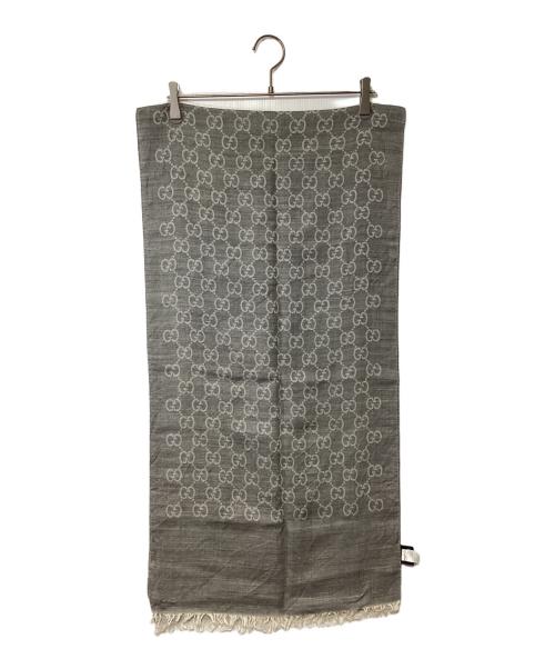 GUCCI（グッチ）GUCCI (グッチ) ストール グレーの古着・服飾アイテム