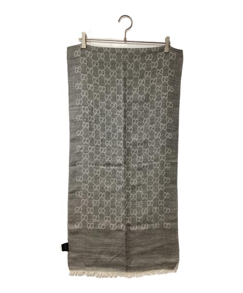 GUCCI（グッチ）GUCCI (グッチ) ストール グレーの古着・服飾アイテム