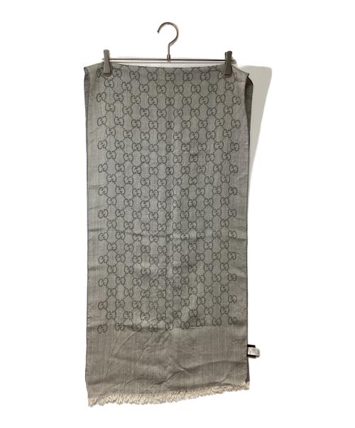 GUCCI（グッチ）GUCCI (グッチ) ストール グレーの古着・服飾アイテム