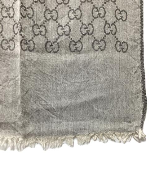 GUCCI（グッチ）GUCCI (グッチ) ストール グレーの古着・服飾アイテム