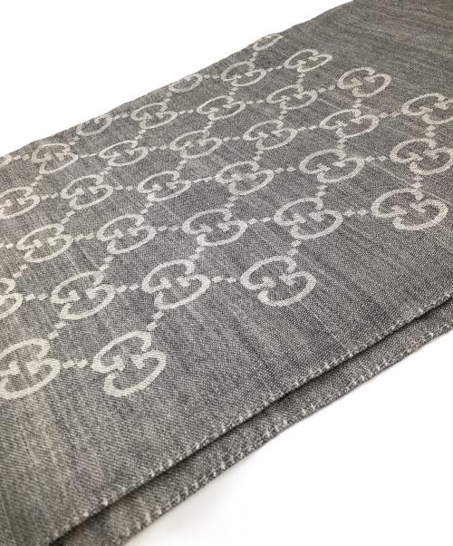 GUCCI（グッチ）GUCCI (グッチ) ストール グレーの古着・服飾アイテム