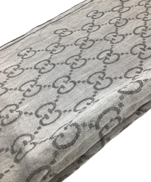 GUCCI（グッチ）GUCCI (グッチ) ストール グレーの古着・服飾アイテム