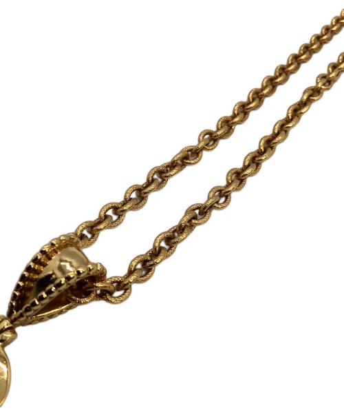 CHANEL（シャネル）CHANEL (シャネル) ブローチネックレス ゴールド×レッドの古着・服飾アイテム