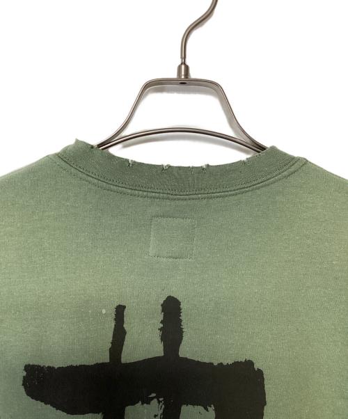 SASQUATCHfabrix.（サスクワッチファブリックス）SASQUATCHfabrix. (サスクワッチファブリックス) スウェット グリーン サイズ:Largeの古着・服飾アイテム