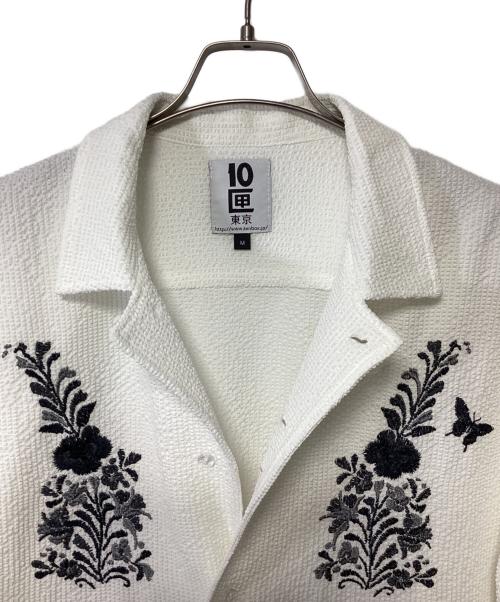 TENBOX（テンボックス）TENBOX (テンボックス) 半袖シャツ ホワイト サイズ:Mの古着・服飾アイテム