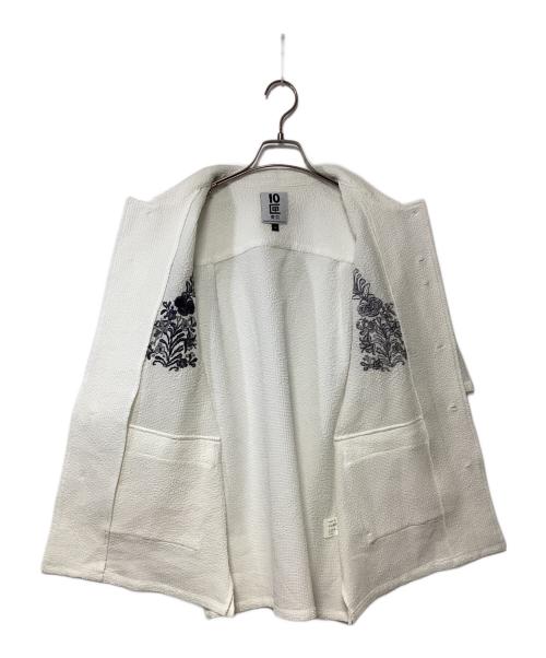 TENBOX（テンボックス）TENBOX (テンボックス) 半袖シャツ ホワイト サイズ:Mの古着・服飾アイテム