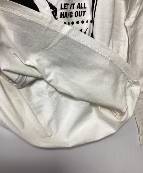 Hysteric Glamour（ヒステリックグラマー）Hysteric Glamour (ヒステリックグラマー) 長袖Tシャツ ホワイト サイズ:FREEの古着・服飾アイテム