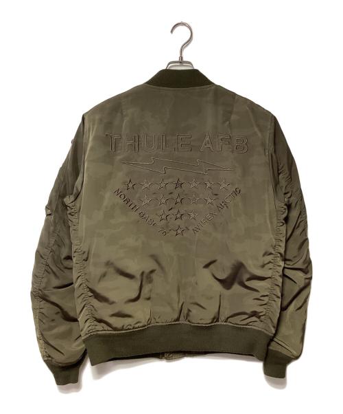 AVIREX（アヴィレックス）AVIREX (アヴィレックス) MA-1ジャケット グリーン サイズ:XLの古着・服飾アイテム