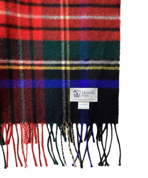 JOHNSTONS OF ELGIN（ジョンストンズオブエルガン）JOHNSTONS OF ELGIN (ジョンストンズオブエルガン) カシミヤストール マルチカラーの古着・服飾アイテム