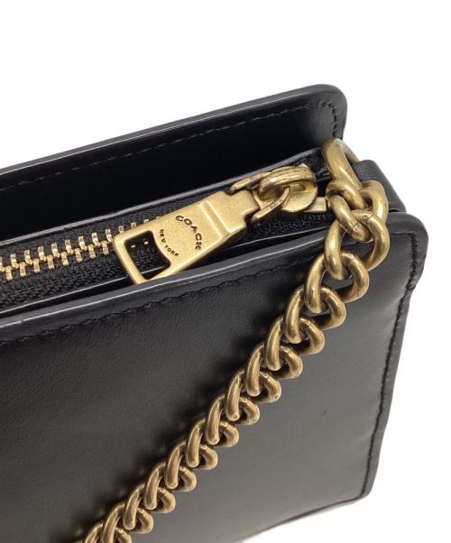 COACH（コーチ）COACH (コーチ) チェーンストラップバッグ ブラックの古着・服飾アイテム