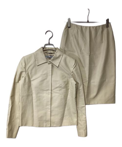 DOLCE & GABBANA（ドルチェ＆ガッバーナ）DOLCE & GABBANA (ドルチェ＆ガッバーナ) セットアップ アイボリー サイズ:38の古着・服飾アイテム