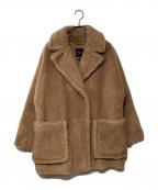 WEEKEND Max Maraウィークエンド マックスマーラ）の古着「ボアコート」｜ブラウン