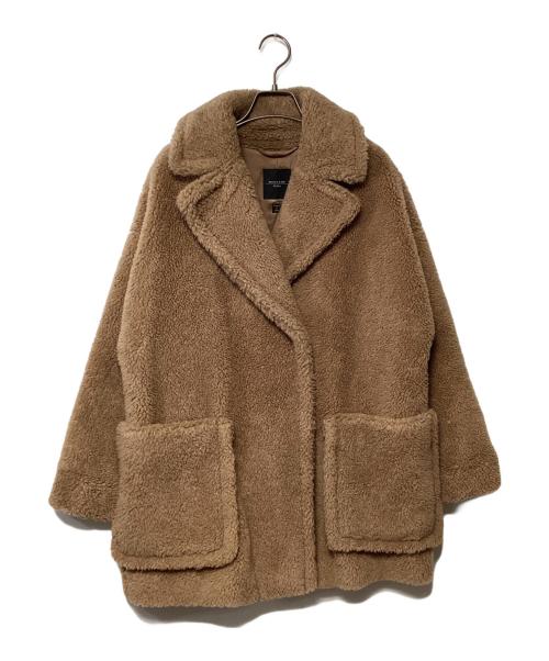 WEEKEND Max Mara（ウィークエンド マックスマーラ）WEEKEND Max Mara (ウィークエンド マックスマーラ) ボアコート ブラウン サイズ:40の古着・服飾アイテム