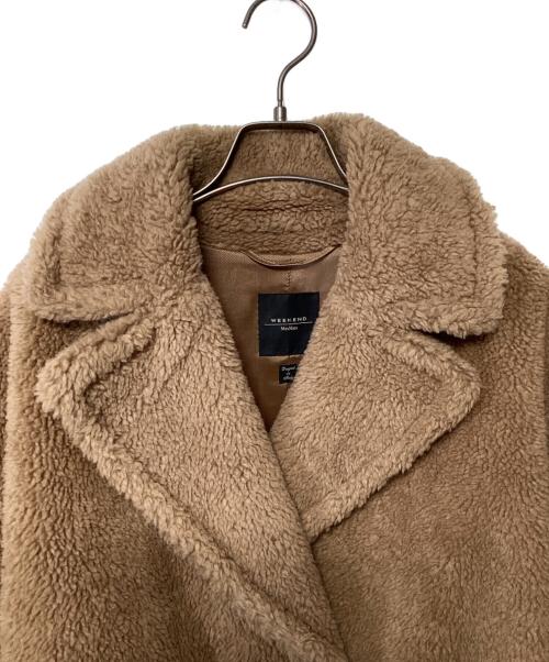 WEEKEND Max Mara（ウィークエンド マックスマーラ）WEEKEND Max Mara (ウィークエンド マックスマーラ) ボアコート ブラウン サイズ:40の古着・服飾アイテム