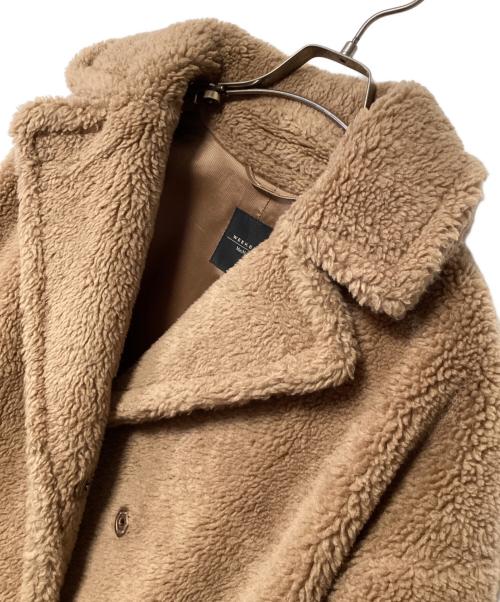 WEEKEND Max Mara（ウィークエンド マックスマーラ）WEEKEND Max Mara (ウィークエンド マックスマーラ) ボアコート ブラウン サイズ:40の古着・服飾アイテム