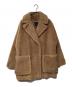 WEEKEND Max Mara（ウィークエンド マックスマーラ）の古着「ボアコート」｜ブラウン