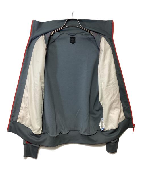 adidas Originals（アディダスオリジナル）adidas Originals (アディダスオリジナル) トラックジャケット レッド×グレー サイズ:Lの古着・服飾アイテム