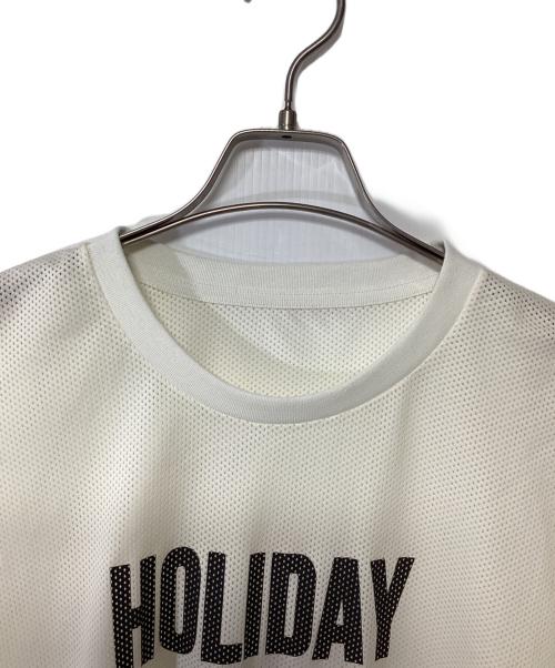 MOUNTAIN RESEARCH（マウンテンリサーチ）MOUNTAIN RESEARCH (マウンテンリサーチ) HTIM Big Print Tee アイボリー サイズ:Lの古着・服飾アイテム