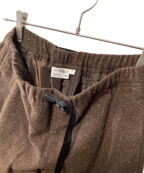 GRAMICCI（グラミチ）GRAMICCI (グラミチ) ウールGパンツ ブラウン サイズ:Sの古着・服飾アイテム