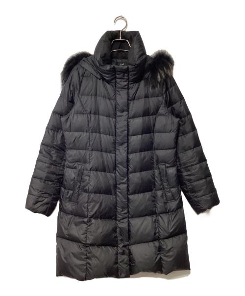 23区（ニジュウサンク）23区 (ニジュウサンク) ダウンコート ブラック サイズ:42の古着・服飾アイテム