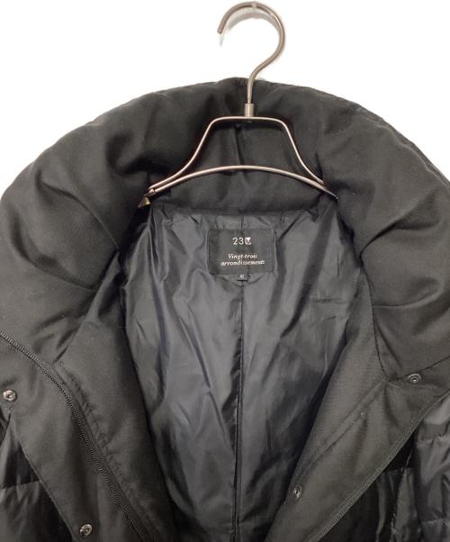 23区（ニジュウサンク）23区 (ニジュウサンク) ダウンコート ブラック サイズ:42の古着・服飾アイテム