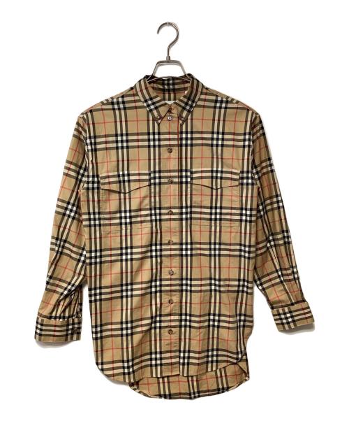 BURBERRY（バーバリー）BURBERRY (バーバリー) 長袖シャツ　ノヴァチェック柄 ベージュ サイズ:IT 38の古着・服飾アイテム