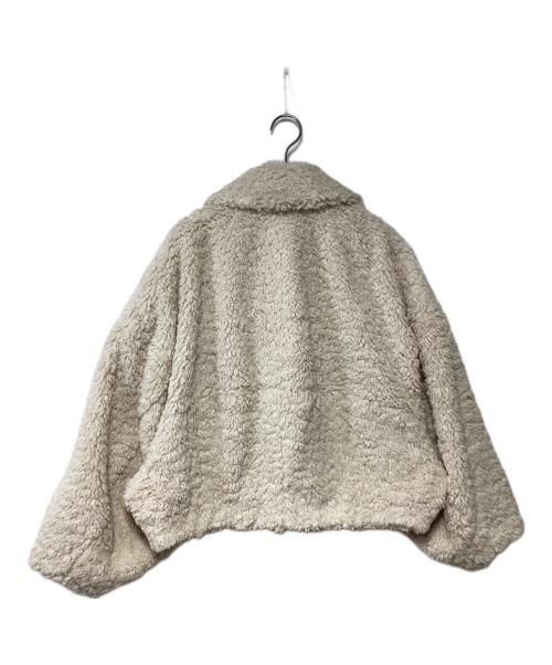 Snidel（スナイデル）Snidel (スナイデル) ショートボアコート アイボリー サイズ:Fの古着・服飾アイテム