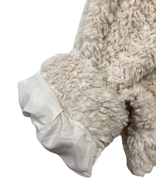 Snidel（スナイデル）Snidel (スナイデル) ショートボアコート アイボリー サイズ:Fの古着・服飾アイテム