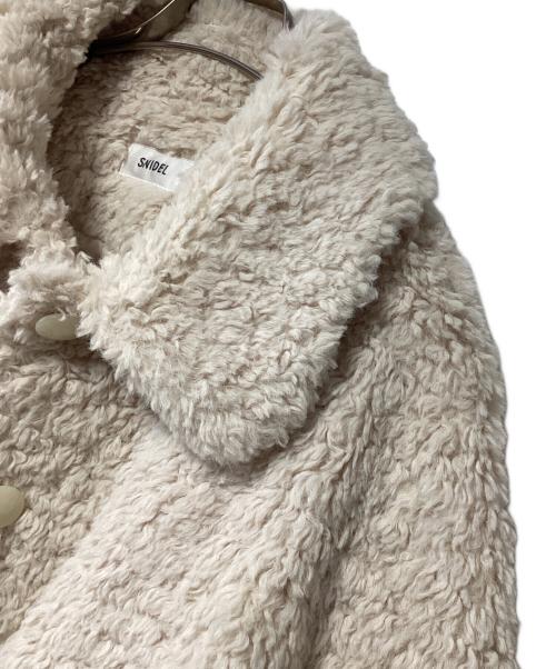 Snidel（スナイデル）Snidel (スナイデル) ショートボアコート アイボリー サイズ:Fの古着・服飾アイテム