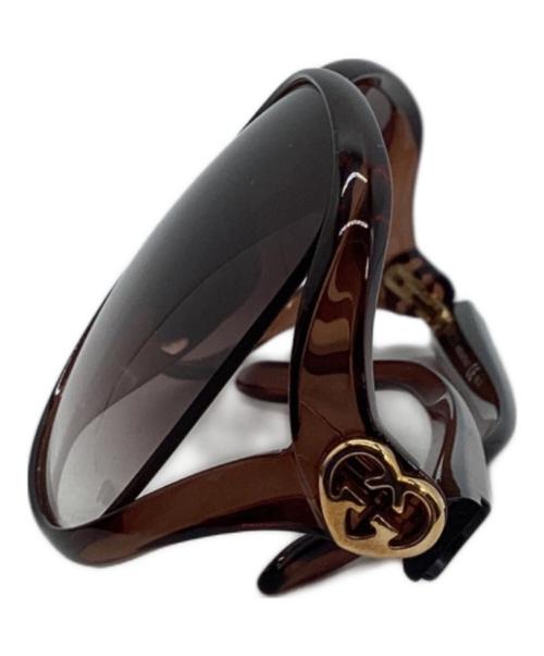 GUCCI（グッチ）GUCCI (グッチ) サングラス ブラウン サイズ:62□13の古着・服飾アイテム