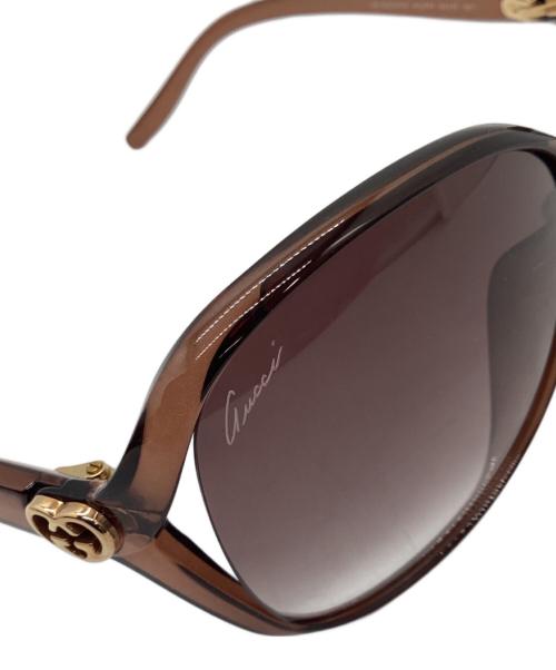 GUCCI（グッチ）GUCCI (グッチ) サングラス ブラウン サイズ:62□13の古着・服飾アイテム