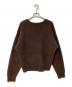 BEAUTY&YOUTH (ビューティーアンドユース) ヘアリーVネックニットプルオーバー ブラウン サイズ:記載なし：6000円